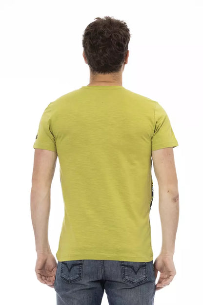 T-Shirt aus grüner Baumwolle