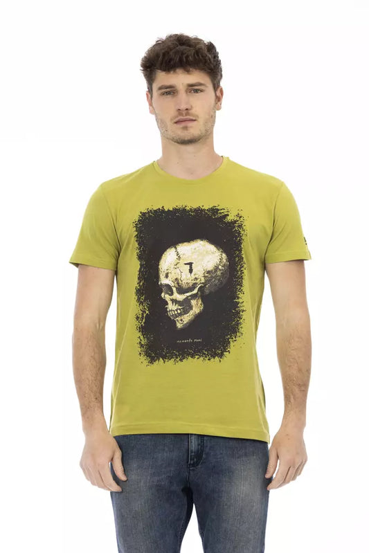 T-Shirt aus grüner Baumwolle