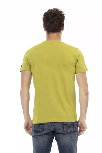T-Shirt aus grüner Baumwolle