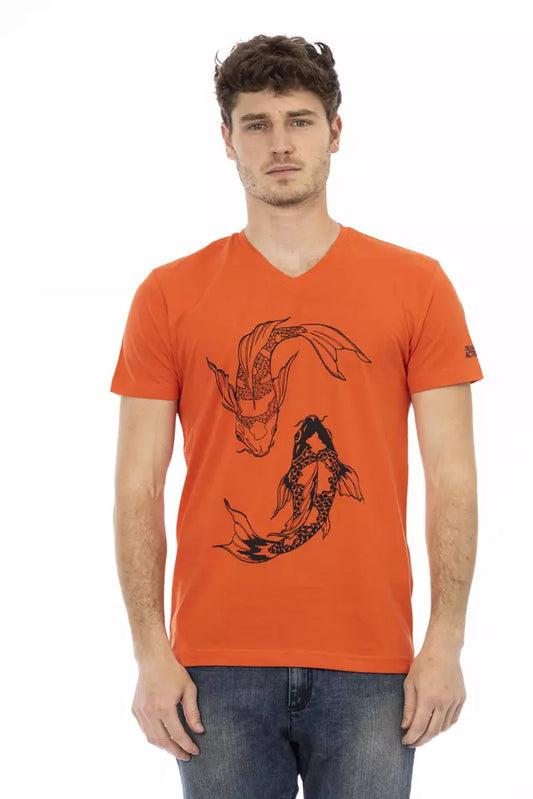 T-Shirt aus roter Baumwolle