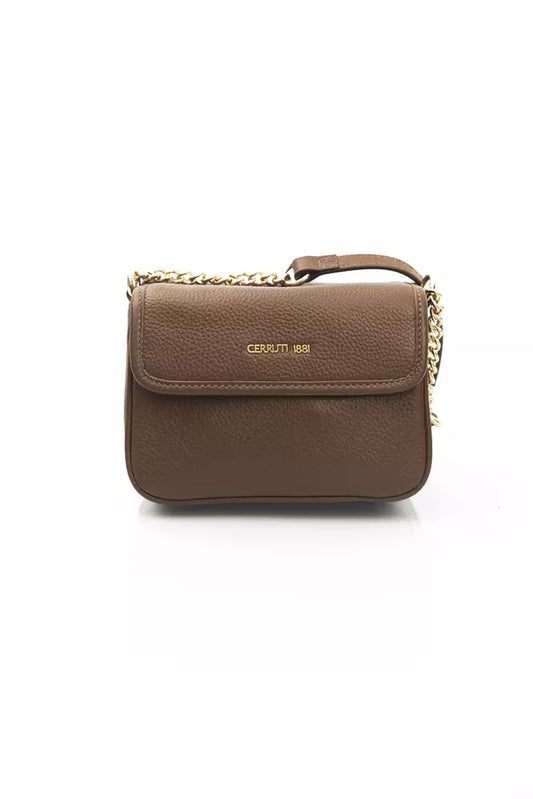 Braune Leder Crossbody Tasche