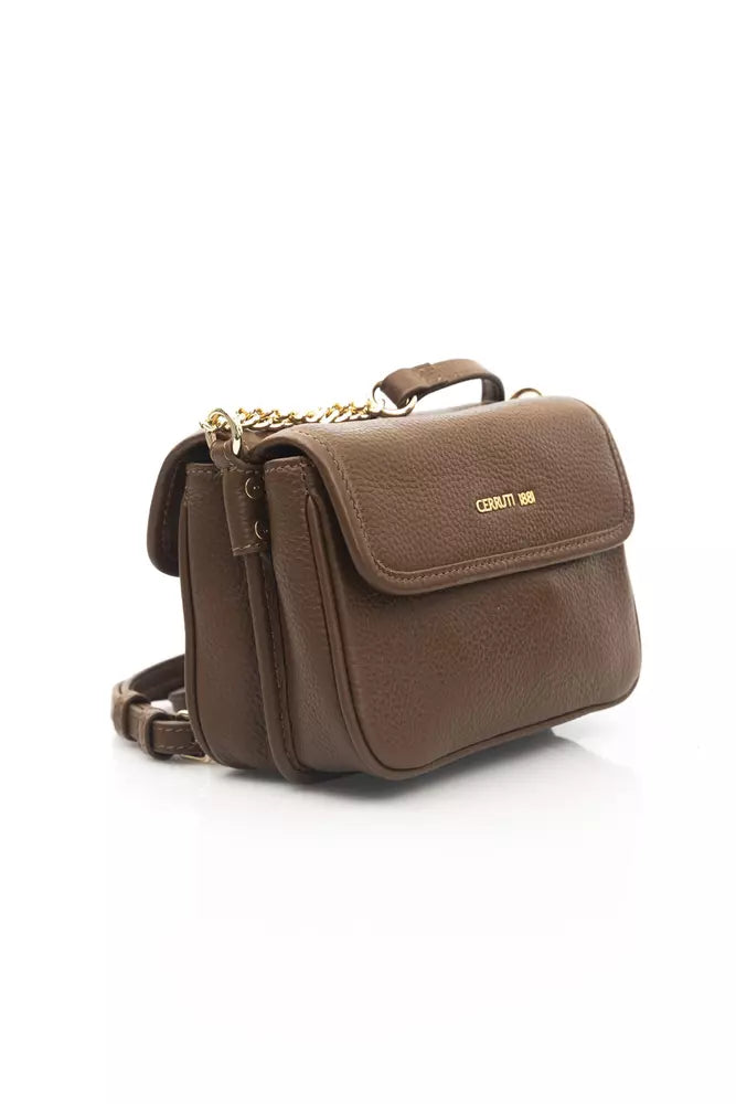 Braune Leder Crossbody Tasche