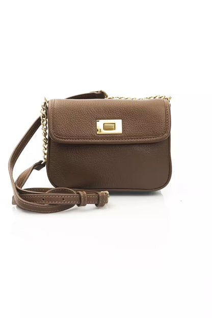 Braune Leder Crossbody Tasche