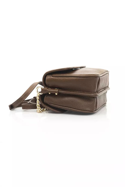 Braune Leder Crossbody Tasche