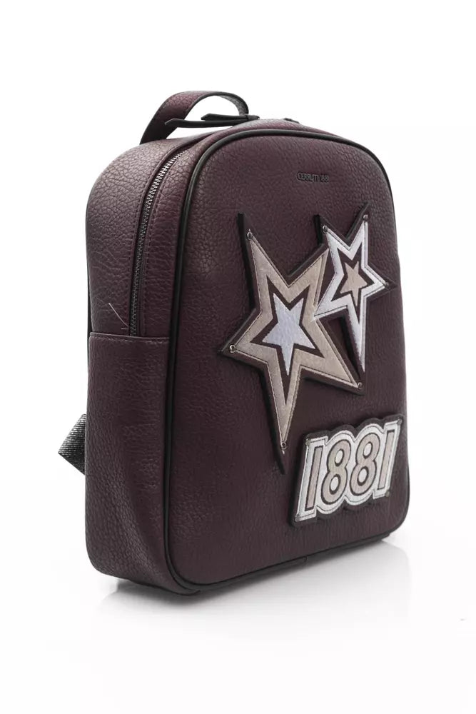 Roter Polyethylen-Rucksack