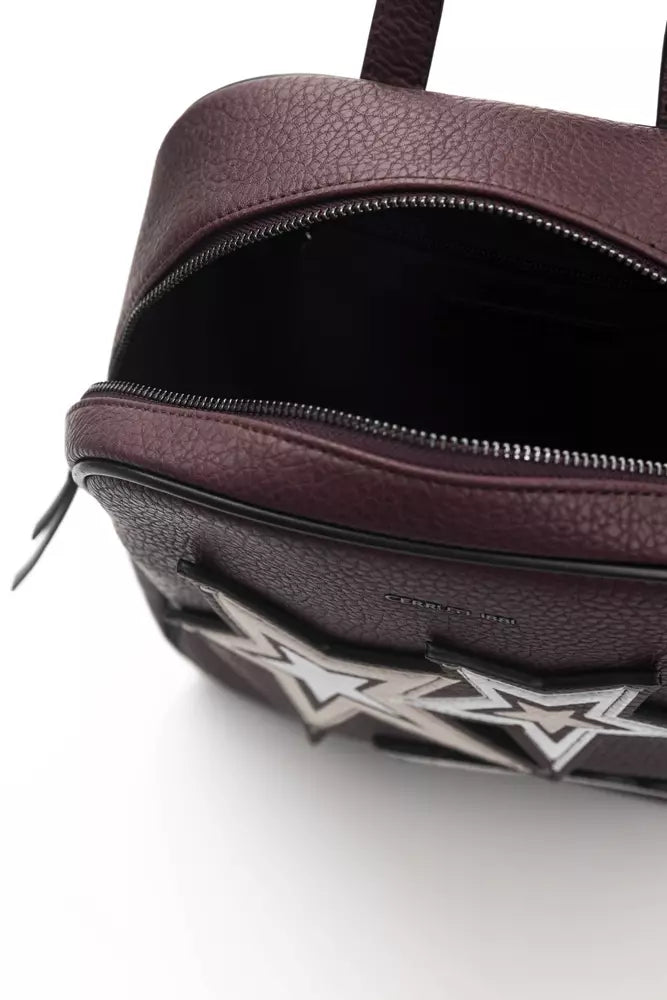Roter Polyethylen-Rucksack