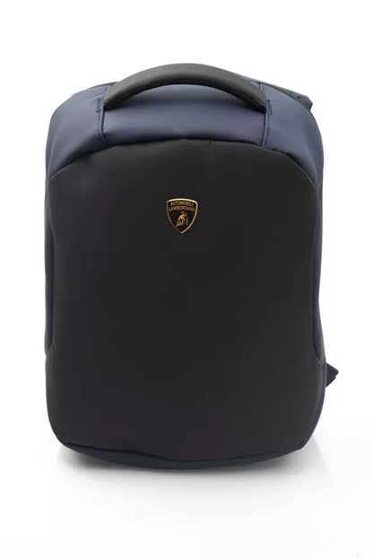 Blauer Nylon-Rucksack