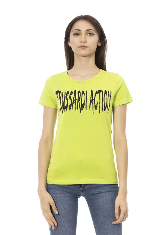 Grüne Baumwoll-Oberteile &Amp; T-Shirt