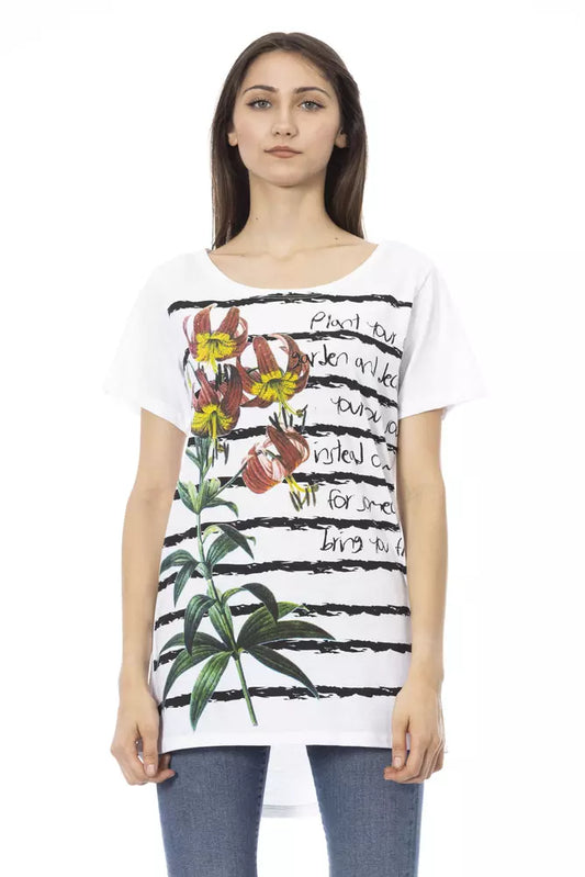 Weiße Baumwoll-Oberteile &Amp; T-Shirt