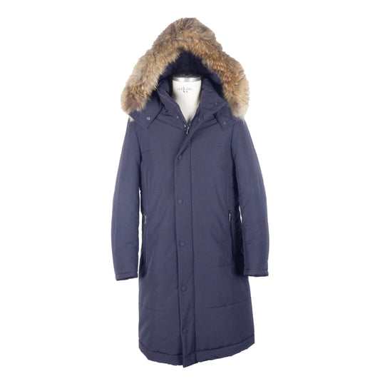 Jacke Vergine aus blauer Wolle