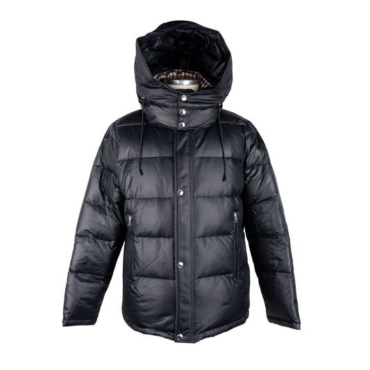 Schwarze Polyester-Jacke