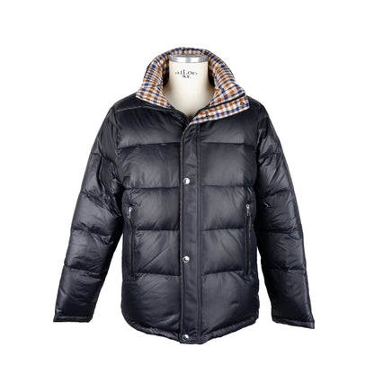 Schwarze Polyester-Jacke