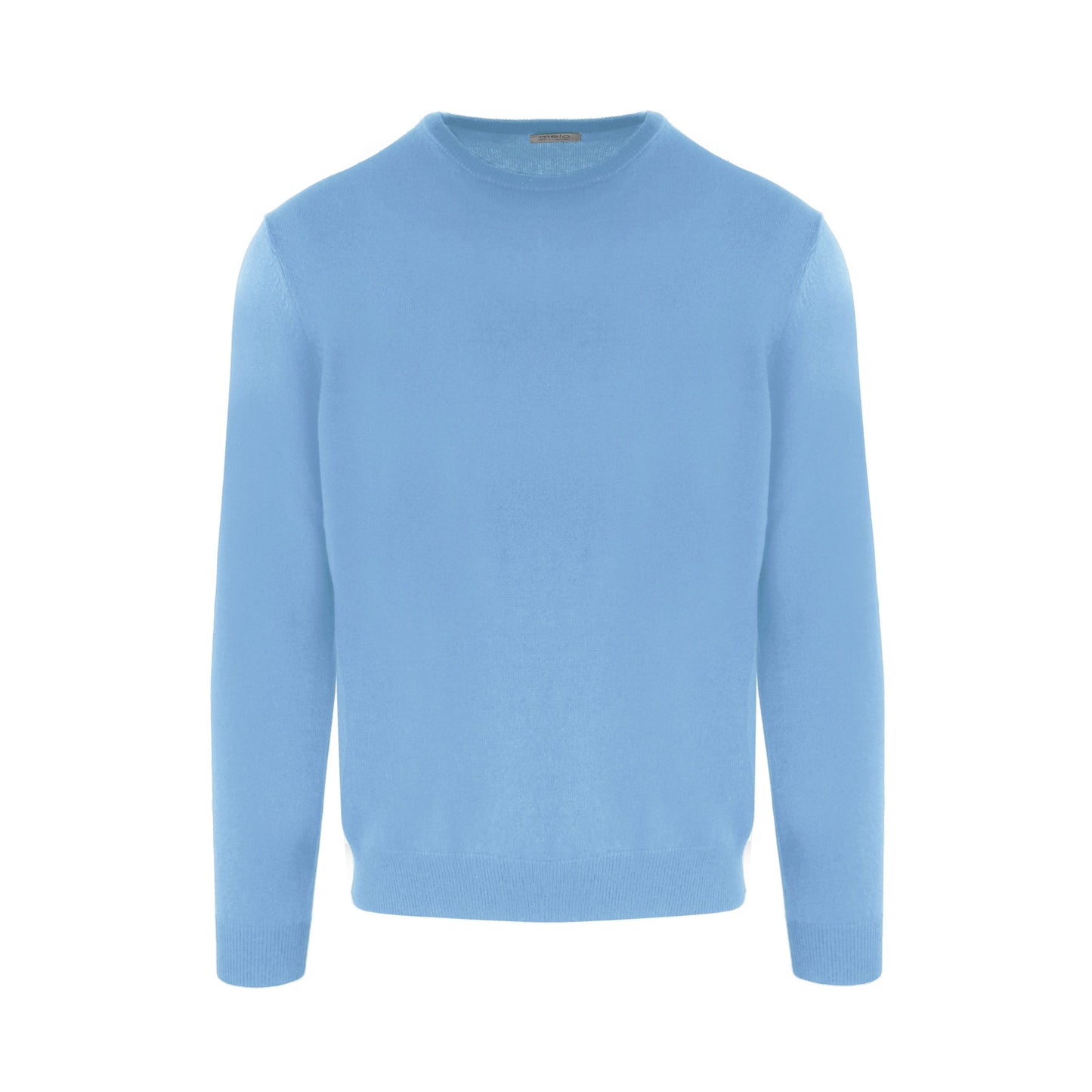 Hellblauer Kaschmirpullover