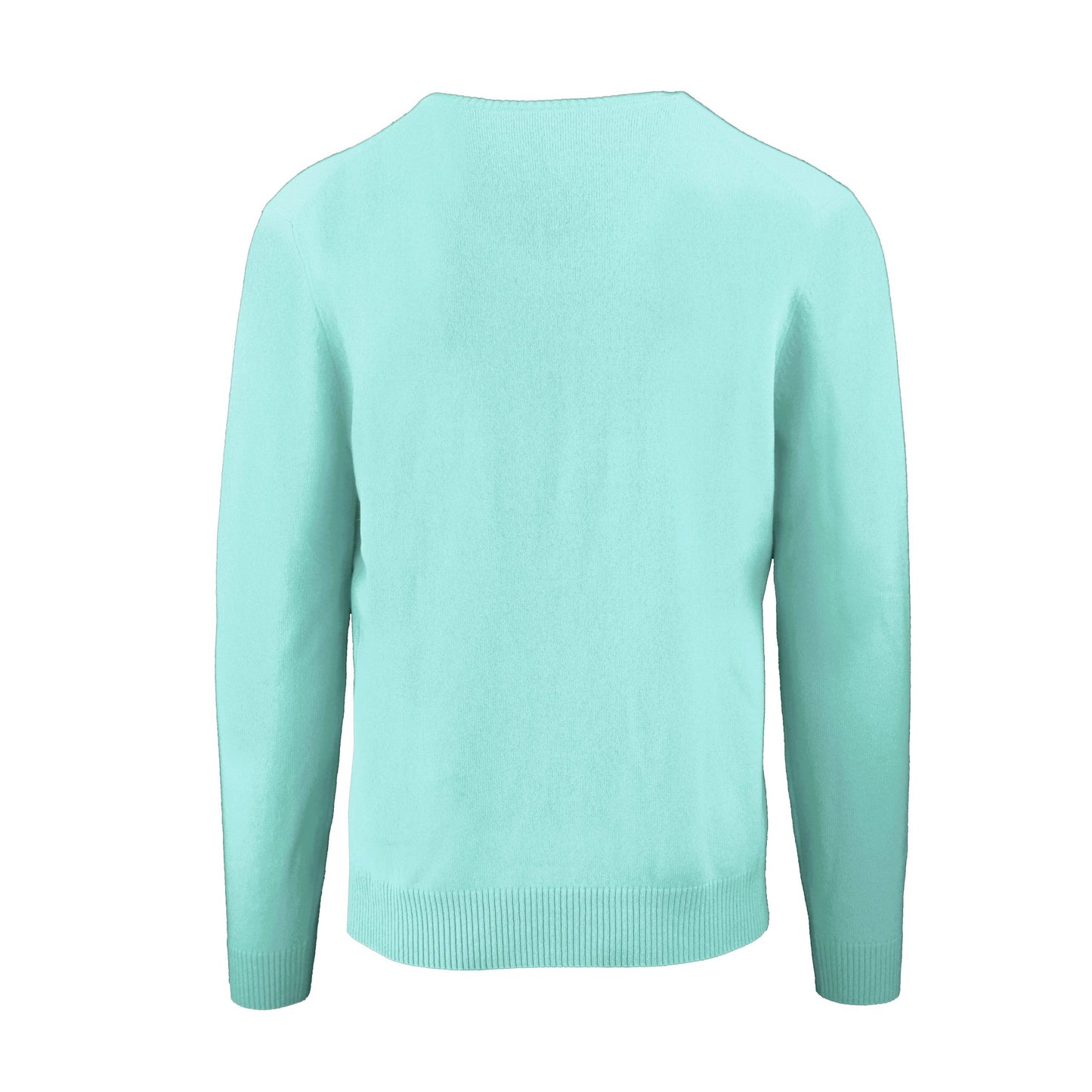 Grüner Kaschmirpullover