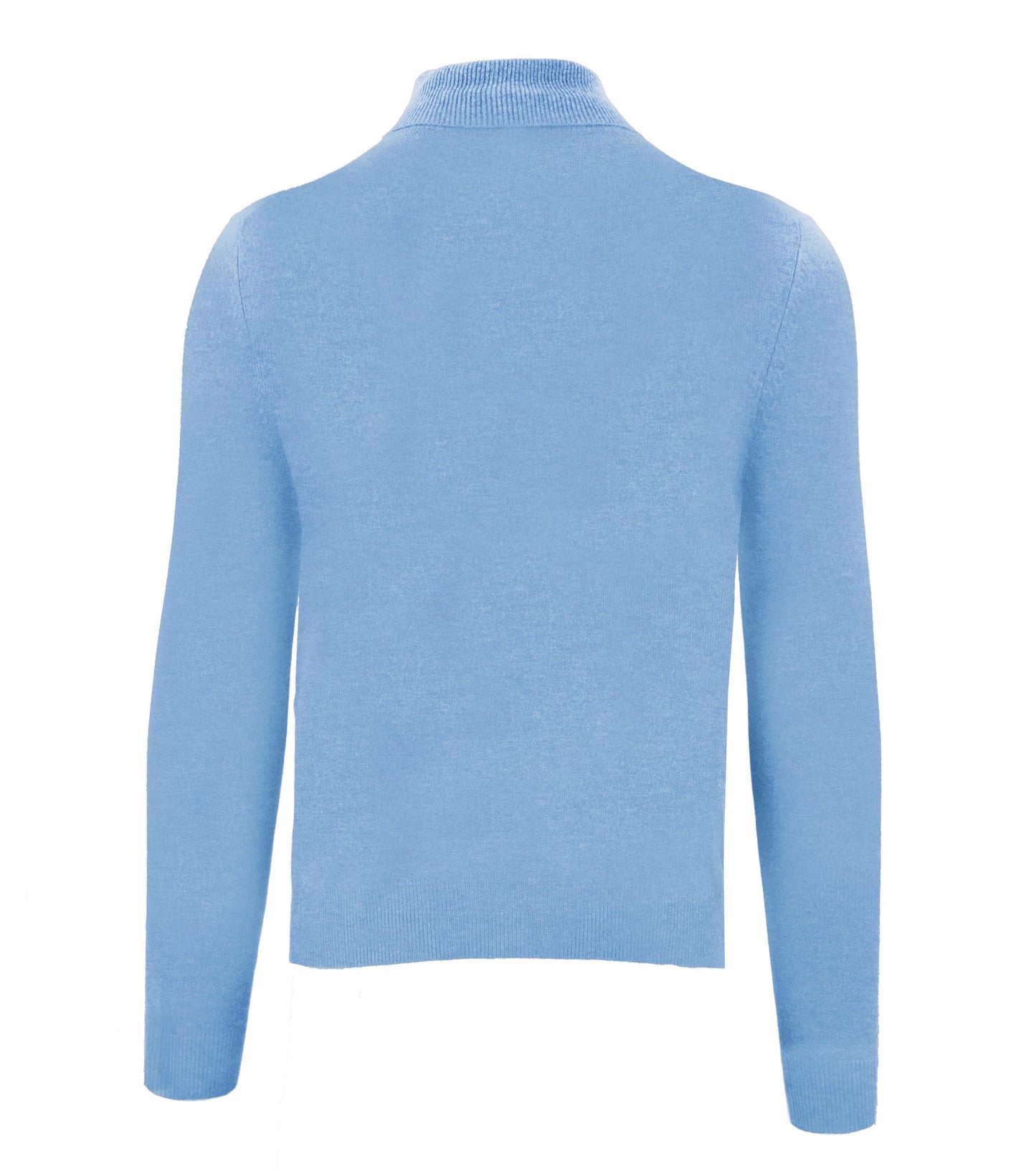 Hellblauer Kaschmirpullover