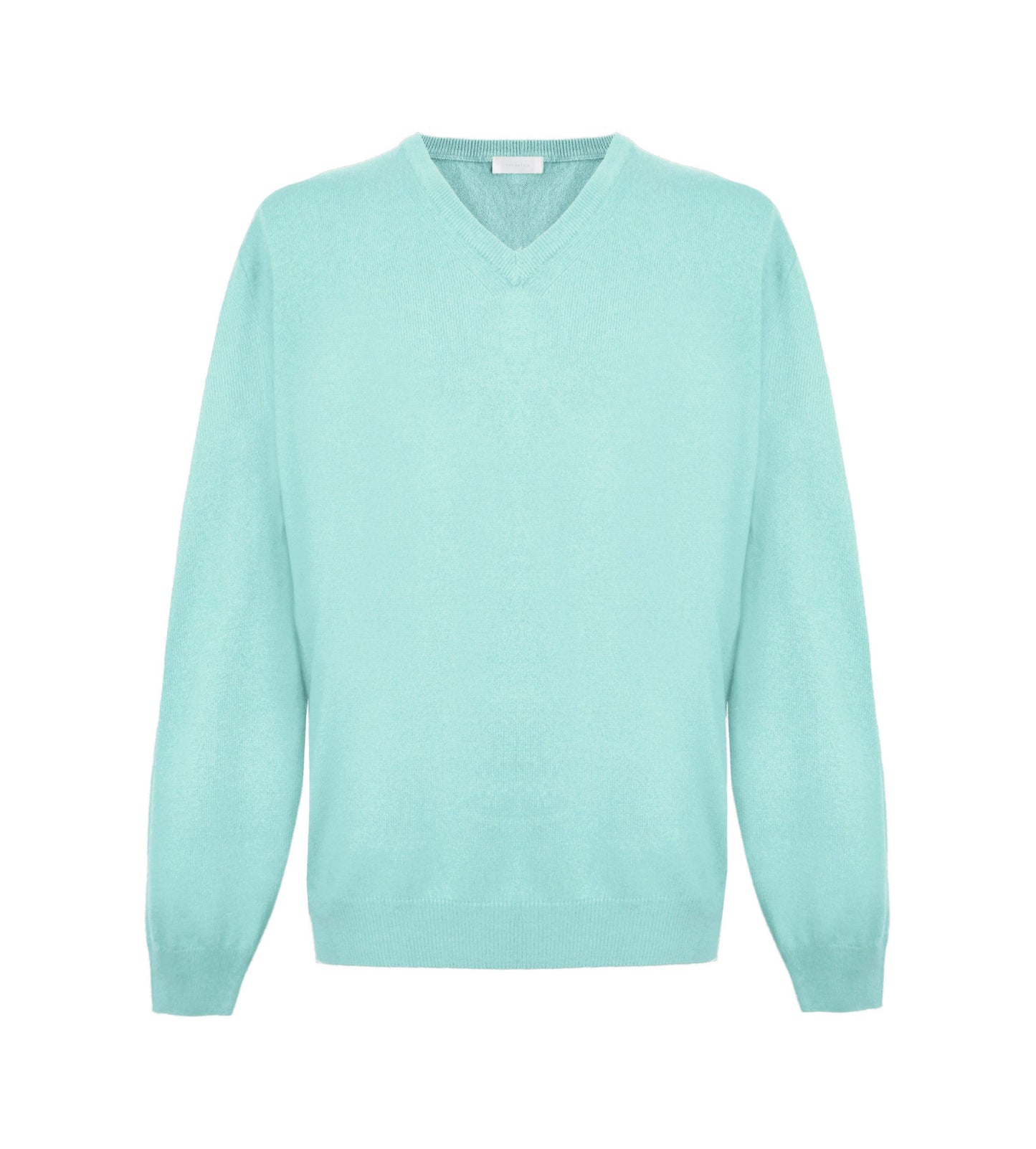 Grüner Kaschmirpullover