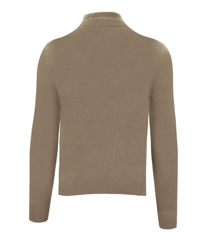 Beigefarbener Kaschmirpullover