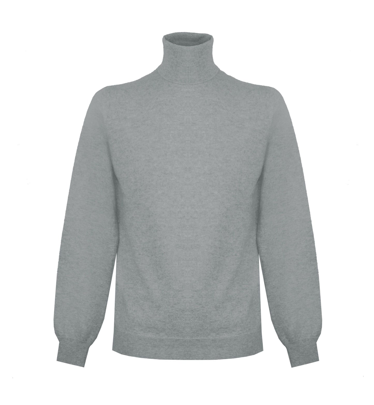 Grauer Kaschmir-Pullover