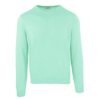 Grüner Pullover aus Wolle