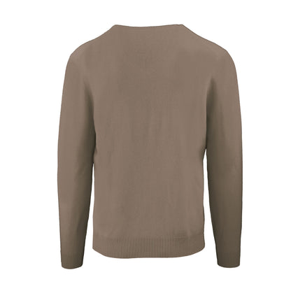 Beigefarbener Kaschmirpullover