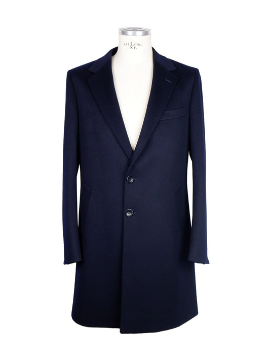 Jacke Vergine aus blauer Wolle