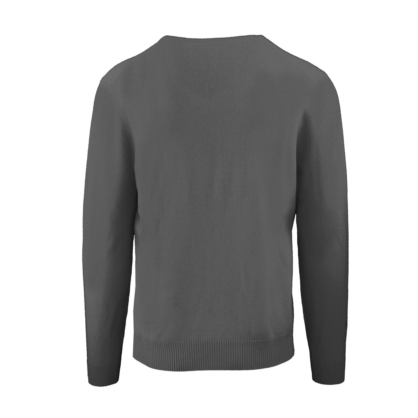 Grauer Kaschmir-Pullover