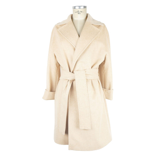Beige Wolle Vergine Jacken & Mantel