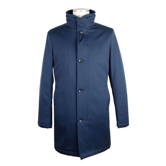 Jacke Vergine aus blauer Wolle