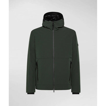 Grüne Nylonjacke