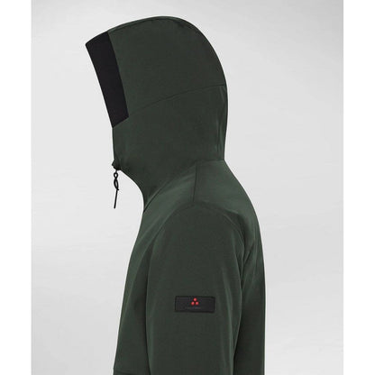 Grüne Nylonjacke
