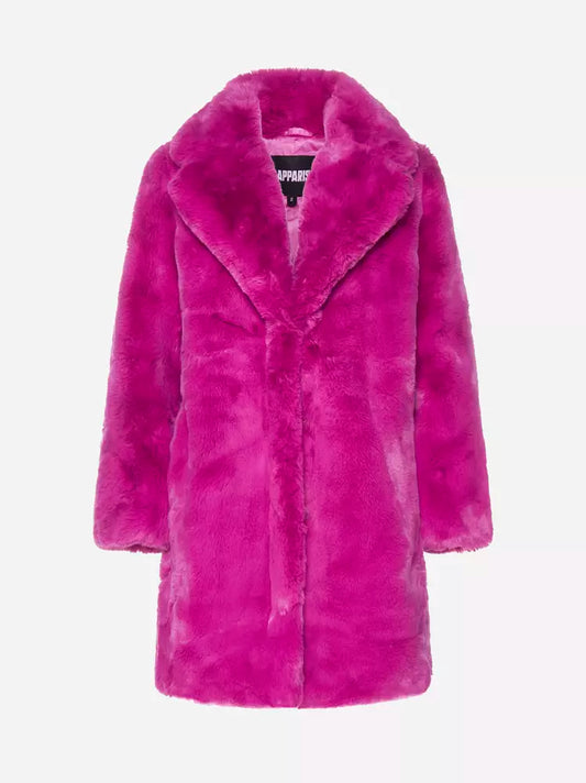 Rosa Polyester Jacken & Mantel