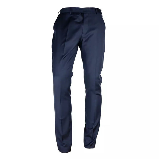 Jeans & Hose aus blauer Wolle
