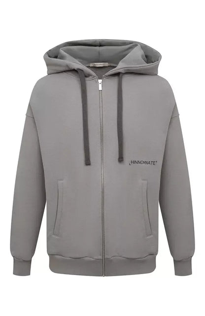 Grauer Baumwollpullover