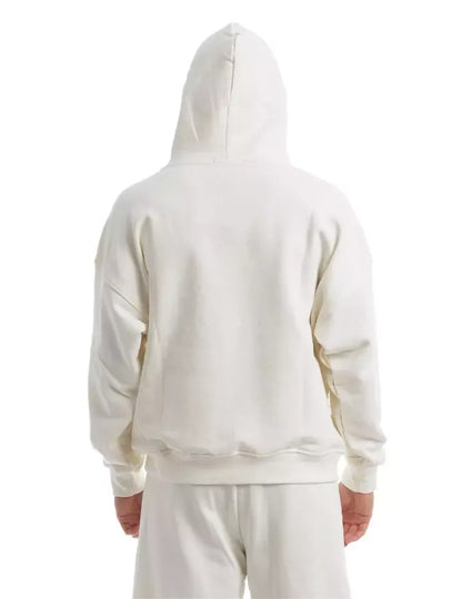 Weißer Baumwollpullover