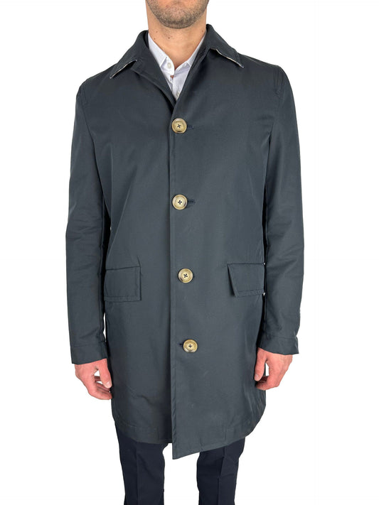 Blaue Baumwolljacke