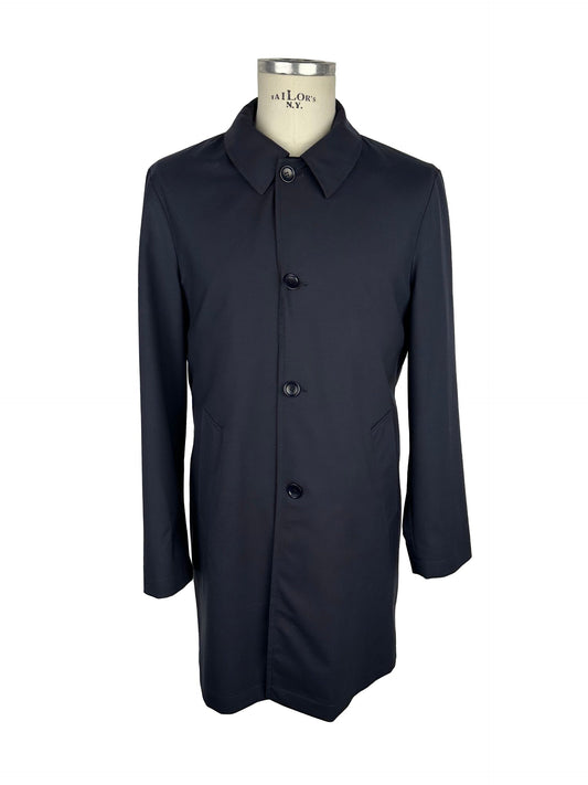 Jacke Vergine aus blauer Wolle