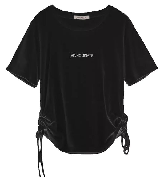 Schwarze Baumwolle Tops & T-Shirt