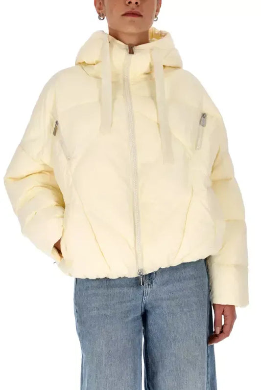 Weiße Nylon Jacken & Mantel