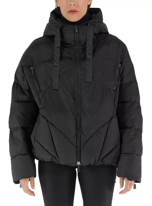 Schwarze Nylon Jacken & Mantel