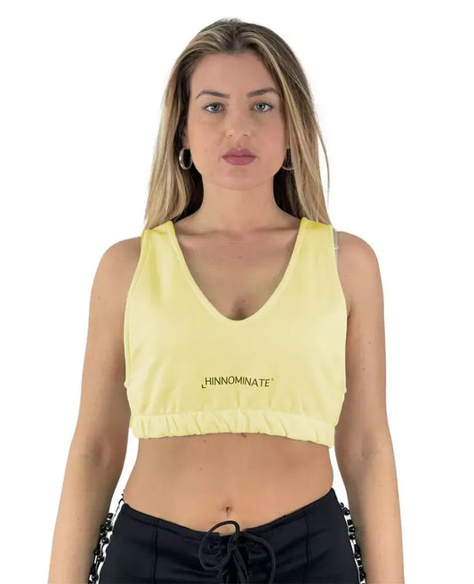 Gelbe Baumwolle Tops & T-Shirt