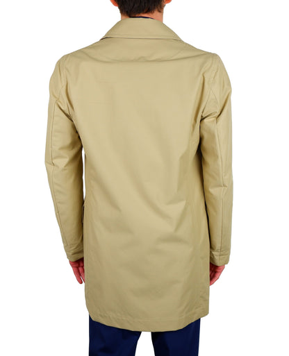 Beigefarbene Baumwolljacke