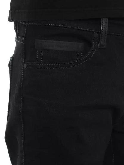 Schwarze Baumwolljeans & Hose
