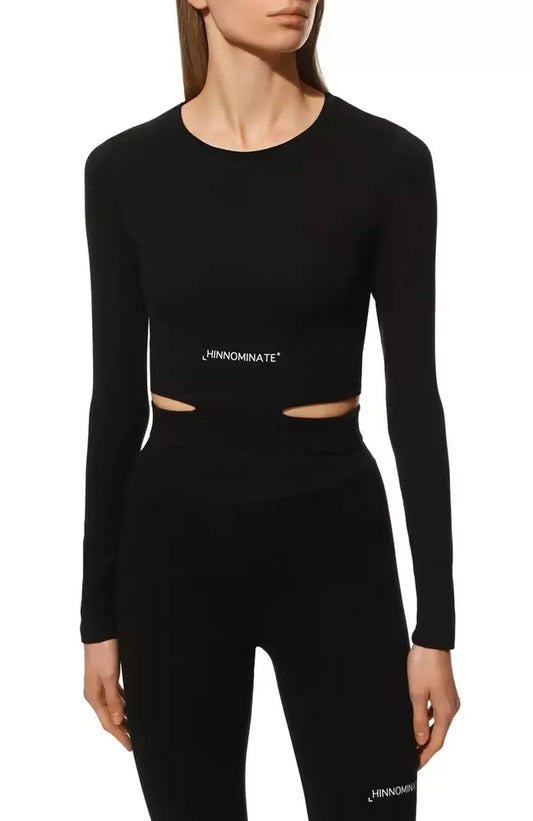 Schwarze Baumwolle Tops & T-Shirt