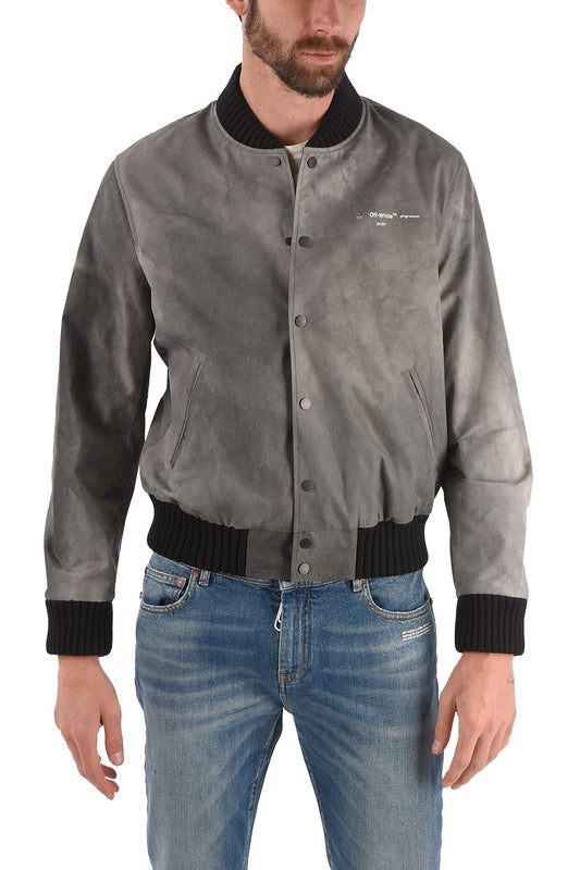Graue Baumwolljacke