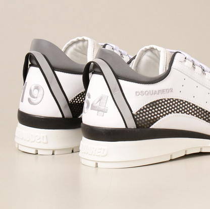 Weiße Leder-Sneakers