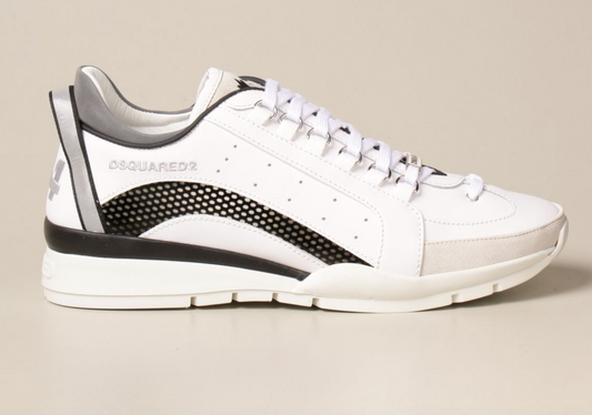 Weiße Leder-Sneakers