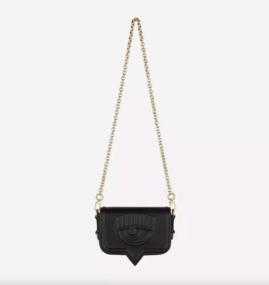 Schwarze Polyethylen-Kreuztasche