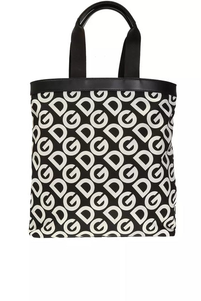 Schwarze Nylon Tragetasche