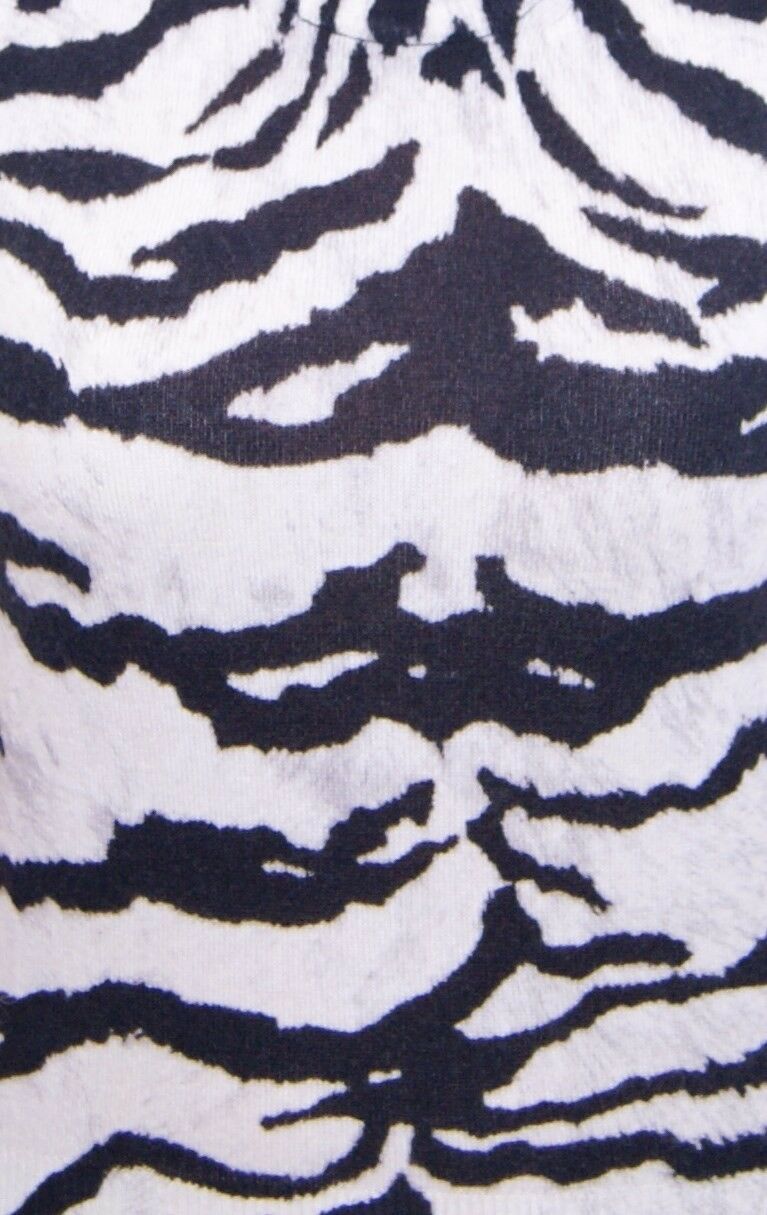 Zebra 100% Kaschmir Strickweste Tank Top