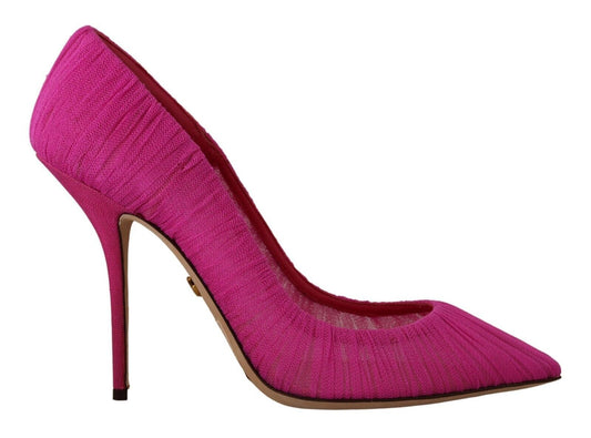 Rosa Tüll Stiletto High Heels Pumps Schuhe